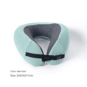 U-shape Pillow Slow Rebound Polyester Cotton Storage Neck U-shaped Removable And Washable Travel Plane