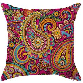 Modern Style Simple Atmospheric Geometric Linen Pillow Cover