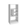 Manhattan Comfort Durable Valenca Bookcase 2.0 with 5-Shelves in White