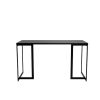 Manhattan Comfort Lexington 53.15 Desk Metal Base in Black