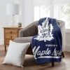 Maple Leafs OFFICIAL NHL "Signature" Raschel Throw Blanket; 50" x 60"