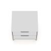 Manhattan Comfort Rockefeller 2.0 Mid-Century Modern 2-Drawer Nightstand in White