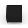 Manhattan Comfort Rockefeller 2.0 Mid-Century Modern 2-Drawer Nightstand in Black
