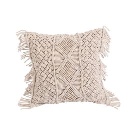 Braid Rope Tassel Hand-woven Pillow