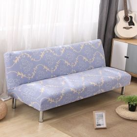 Stretch Sofa Mattress Cover Fabric Folding Gloves (Option: Xiaolai Flower Branch-Medium)