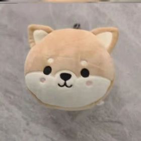 Eye Mask Headrest Two-in-one Pillow Integrated Eye Mask Student Backpack Pendant Key (Option: Shiba Inu-Other Specifications)