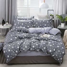 Bedding Four-piece Set Bed Sheet Quilt Cover (Option: Bright Stars-200x230 4 Set)