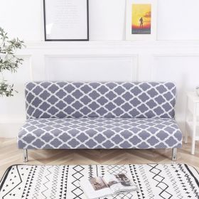 Stretch Sofa Mattress Cover Fabric Folding Gloves (Option: Style Gray-Small Size)