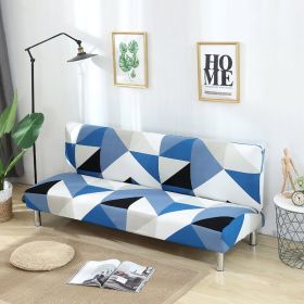 Stretch Sofa Mattress Cover Fabric Folding Gloves (Option: Lan Yu-Small Size)