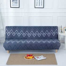 Stretch Sofa Mattress Cover Fabric Folding Gloves (Option: Dark Blue Feelings-Small Size)